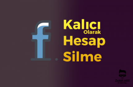 Facebook Hesabını Kalıcı Olarak Kapatmak